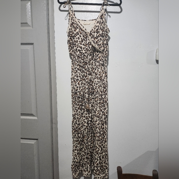 Spell Cream and Black Animal Print Jumpsuit - Picture 10 of 12